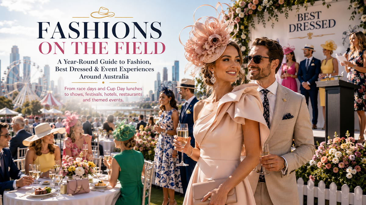 Explore our Year-Round Guide to Fashion, Best Dressed & Event Experiences Around Australia.